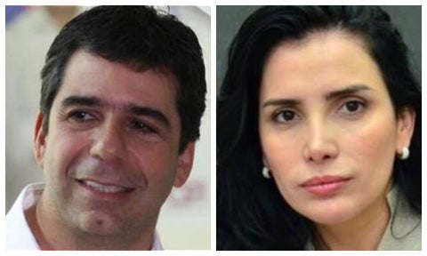 Aida Merlano y Alejandro Char