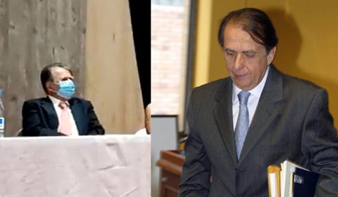 Alberto Santofimio en evento público en el Tolima