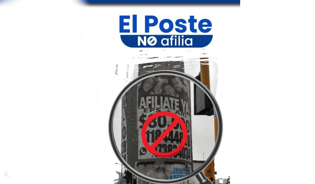 Avisos fraudulentos de falsa afiliación a ARL