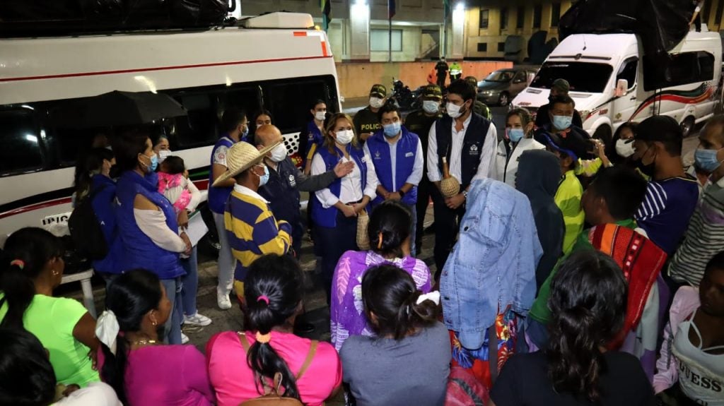 traslado humanitario de los indígenas Yukpa