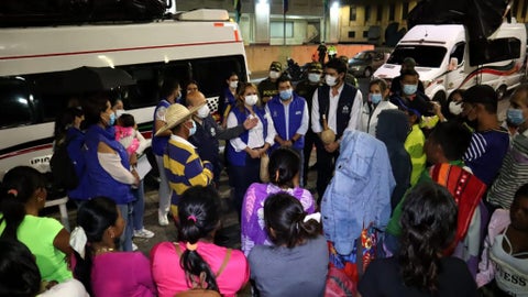 traslado humanitario de los indígenas Yukpa