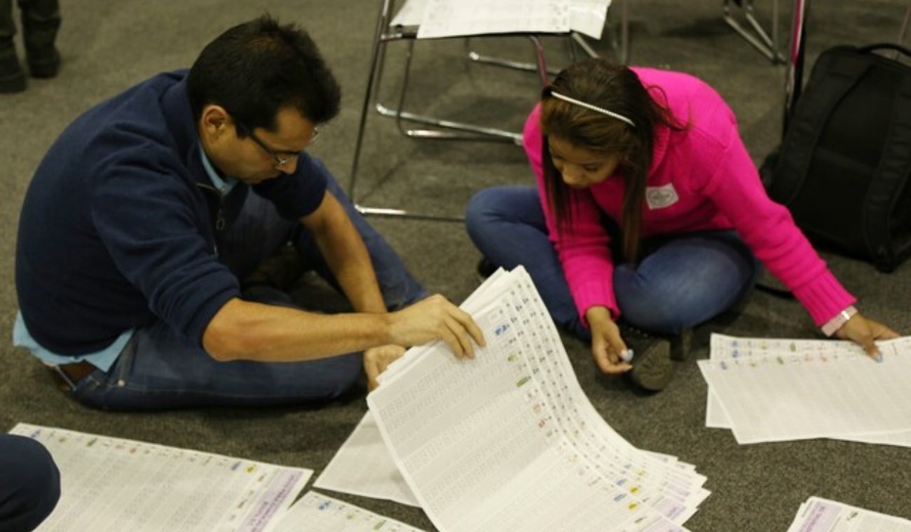 Conteo de votos en las Elecciones en Colombia