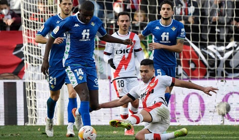 Radamel Falcao con el Rayo Vallecano 2021-II