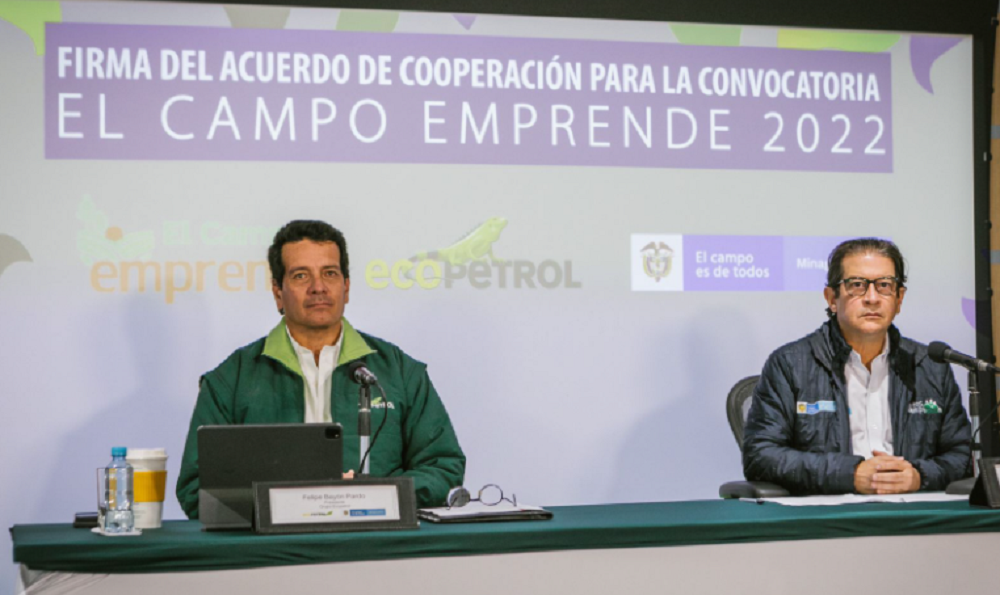 Firma de memorando del Minagricultura y Ecopetrol