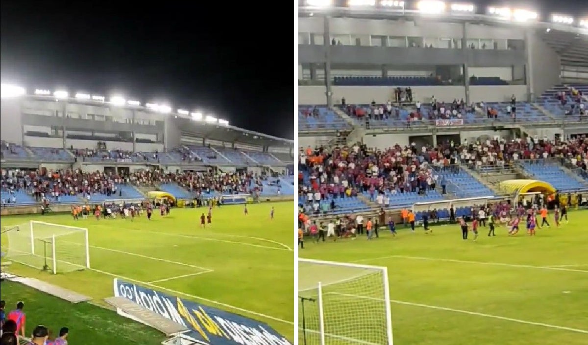 Invasión hinchas Unión Magdalena