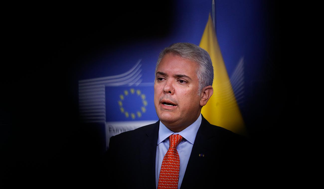 Iván Duque en gira en Bélgica