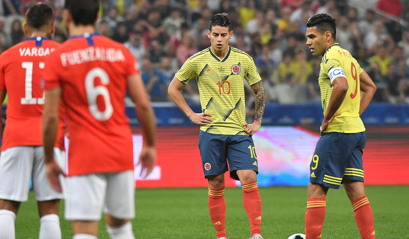James Rodríguez y Radamel Falcao