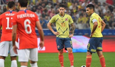 James Rodríguez y Radamel Falcao