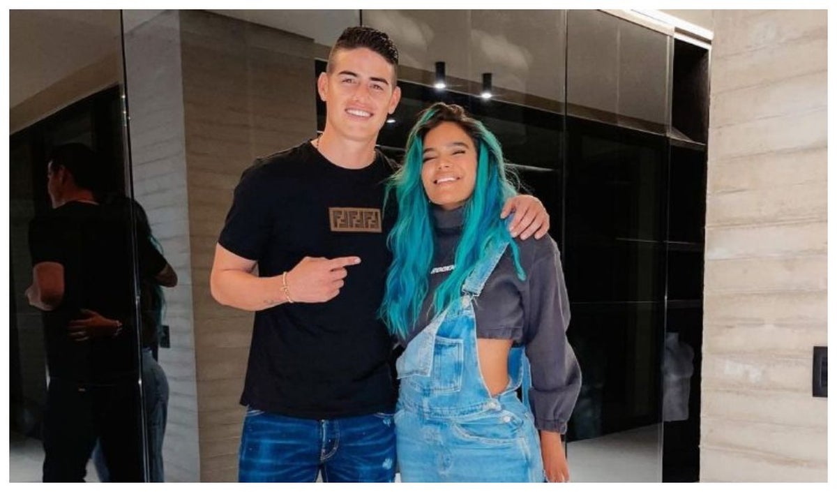 James Rodríguez y Karol G