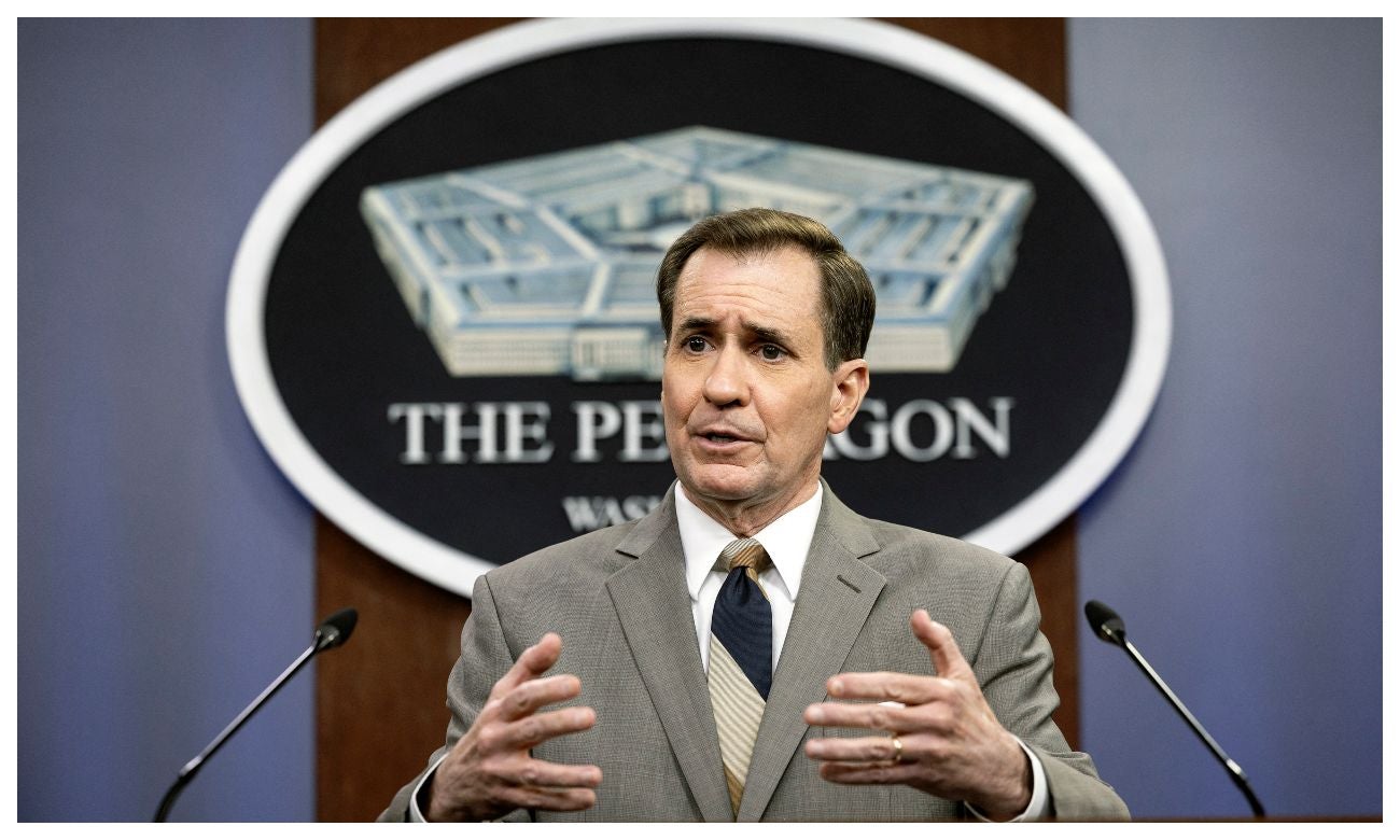John Kirby, portavoz del Departamento de Defensa de Estados Unidos