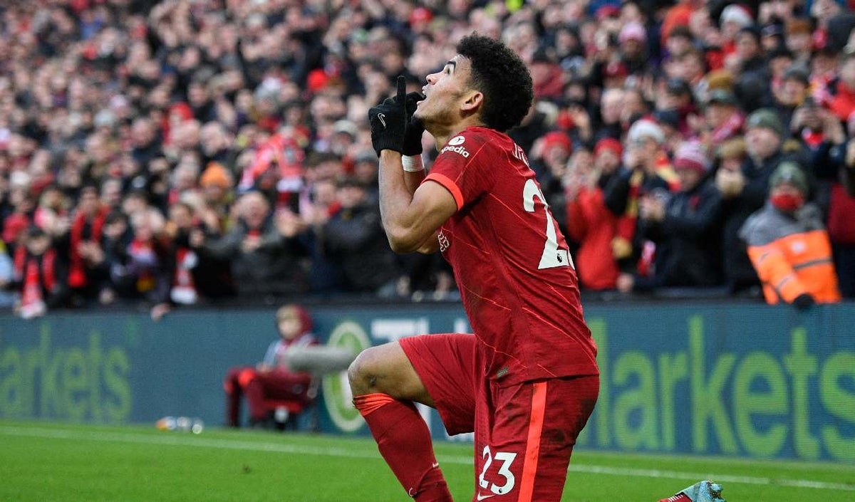 Luis Díaz en Liverpool 2022