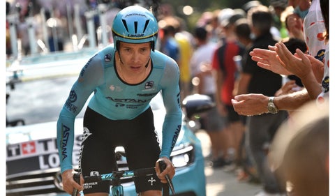 Miguel Ángel López compite con el Astana.