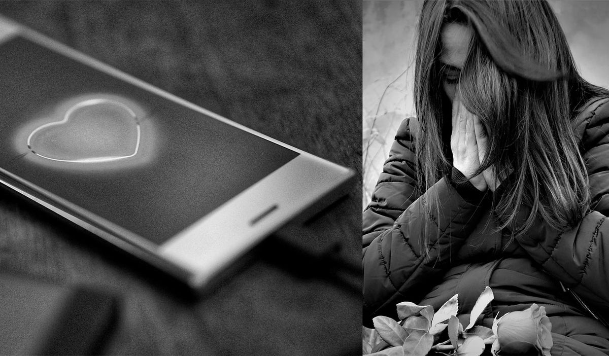 Mujer estafada en app de citas