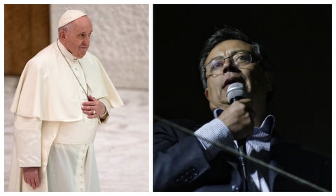 Papa Francisco y Gustavo Petro se reunieron en el Vaticano