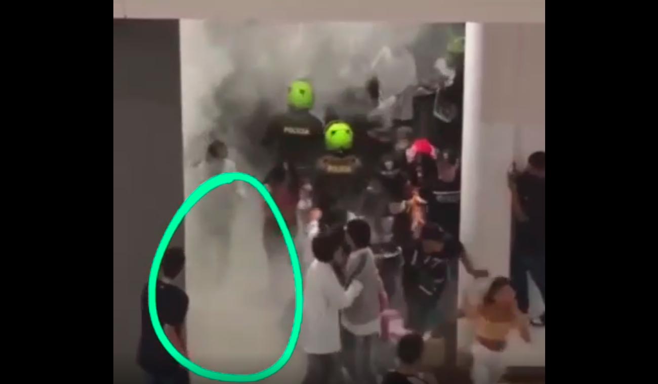 Pelea en centro comercial de Bello, Antioquia