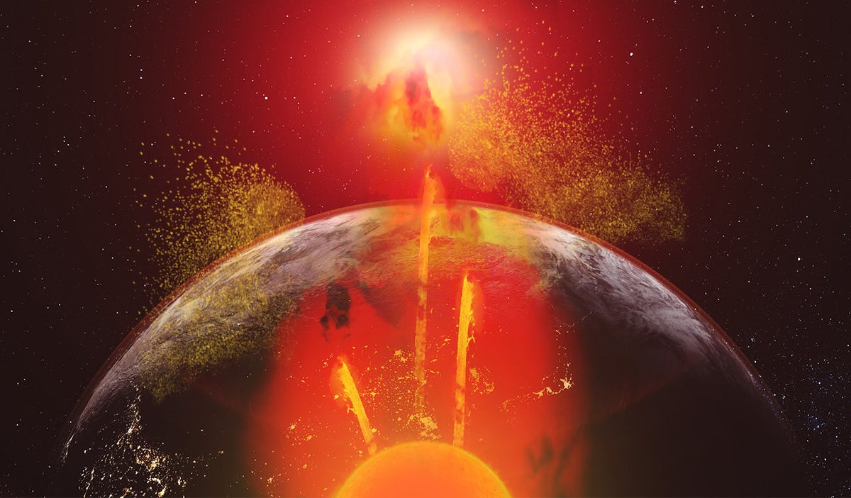 Núcleo del planeta Tierra