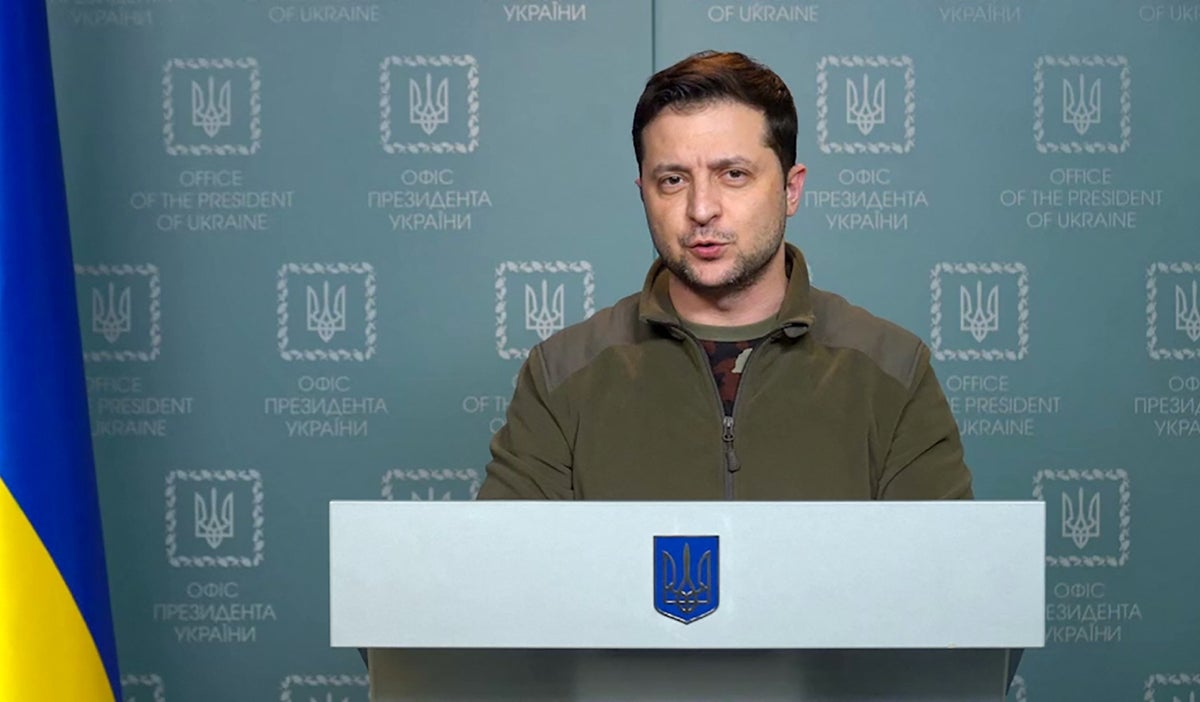 Volodimir Zelenski, presidente ucraniano, pide vetar a Rusia