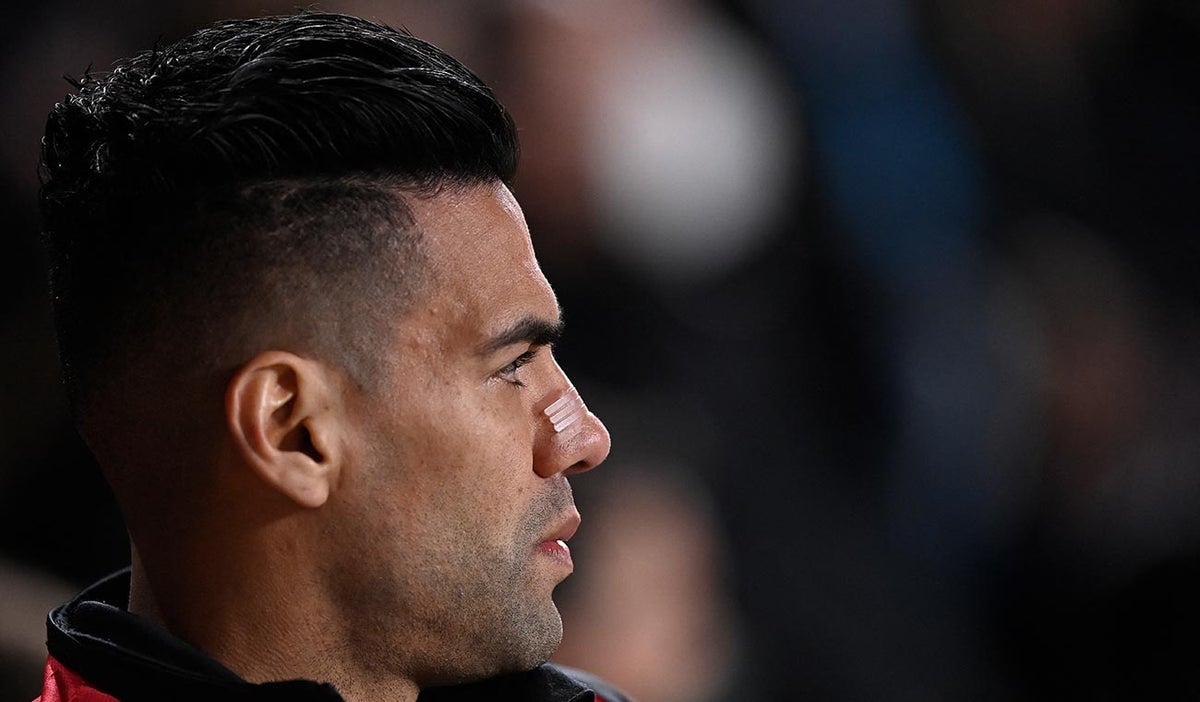 Radamel Falcao con el Rayo Vallecano