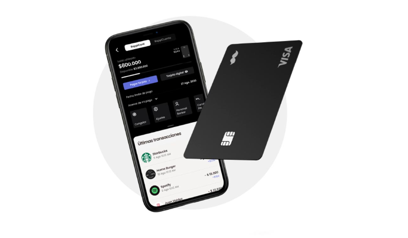 RappiCard, tarjeta digital de Rappi