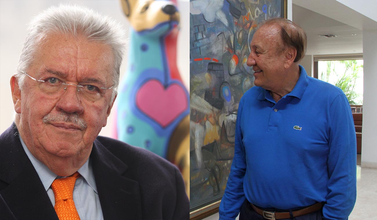 Rodolfo Hernández y Rudolf Hommes