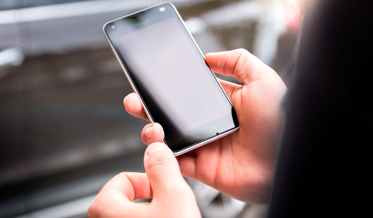 Usuario de un smatphone