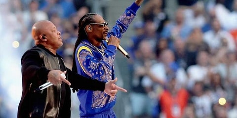 Presentación de Snoop Dog en el SuperBowl
