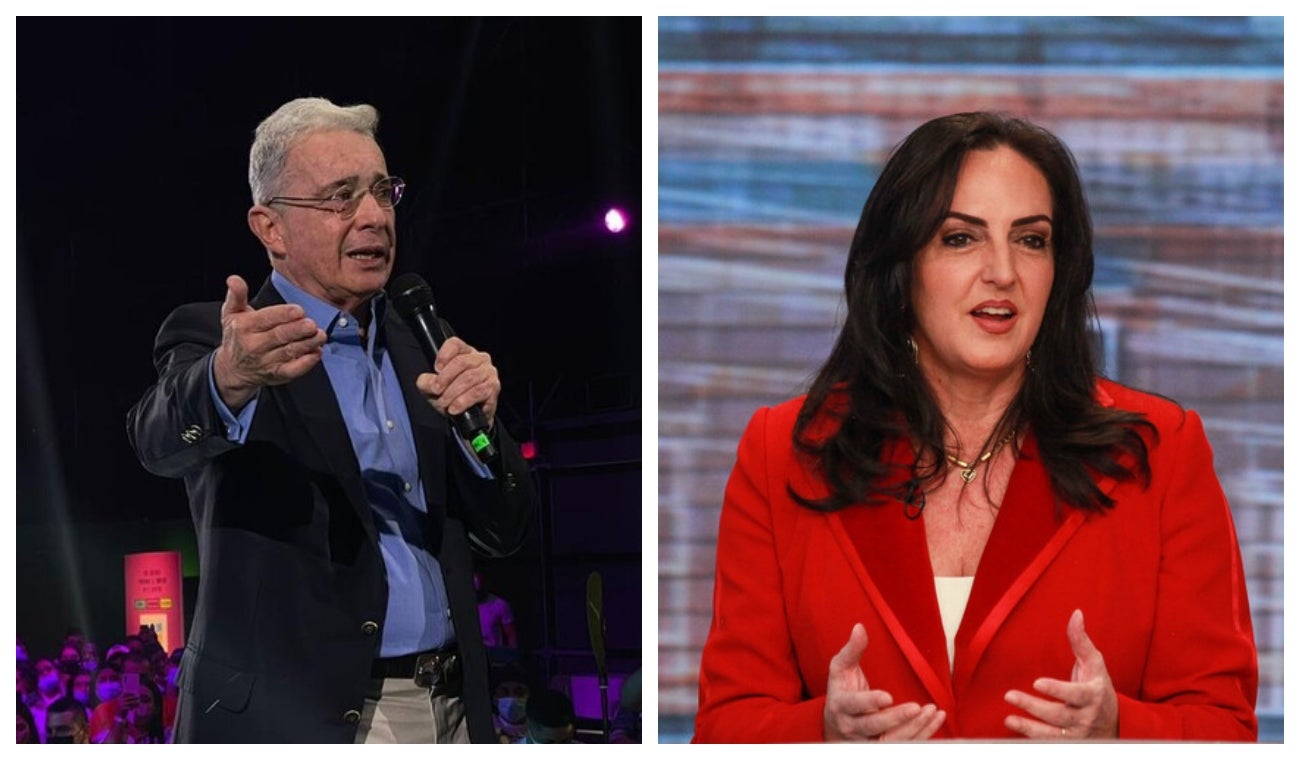 Álvaro Uribe no le peleó a María Fernanda Cabal por audio en el que insulta a Duque
