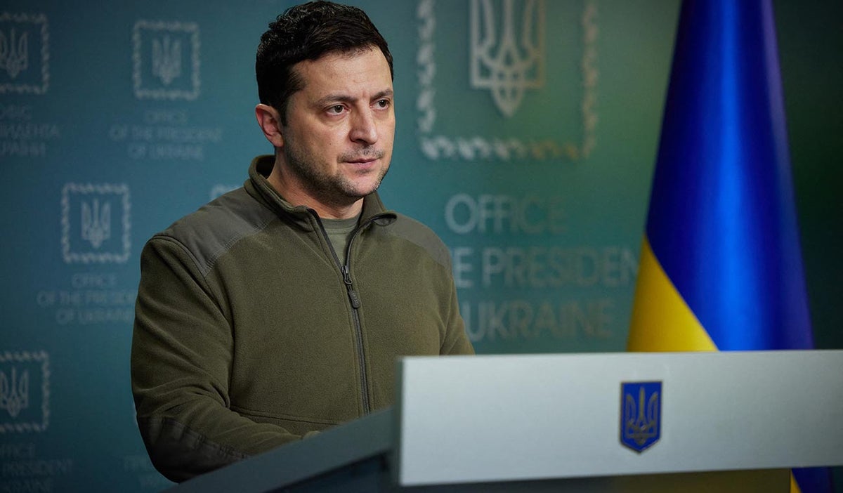 Volodímir Zelensky, presidente de Ucrania
