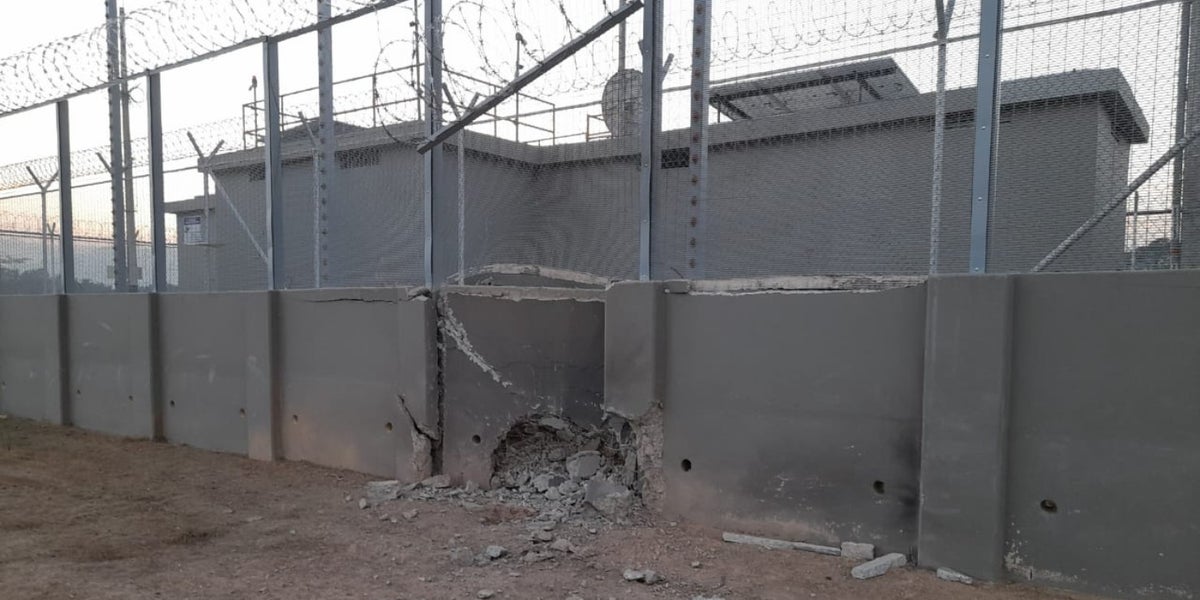 Una de las instalaciones afectadas en Curumaní.