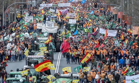 Protestas en Madrid