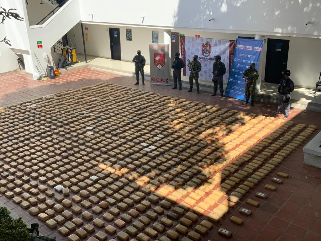 Incautadas cerca de dos toneladas de droga del Clan del Golfo