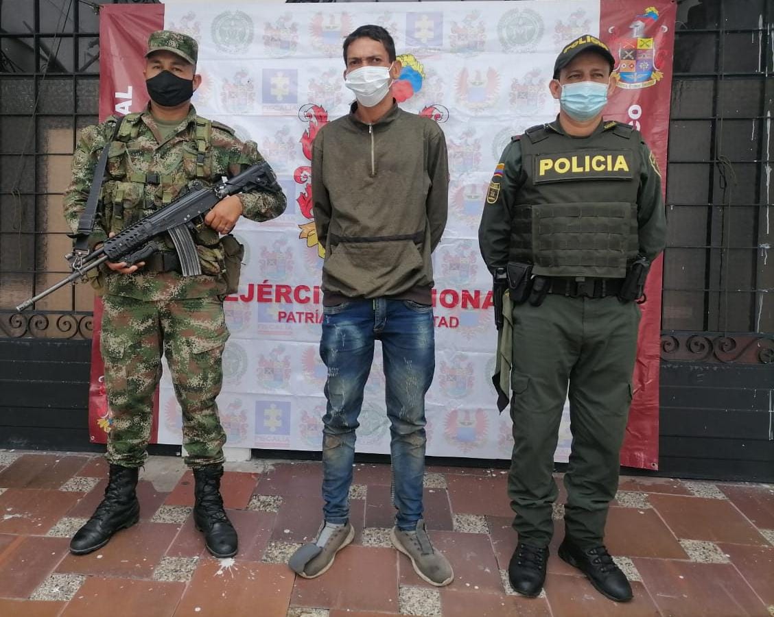 Haiver Hernández Romero, fue capturado en flagrancia