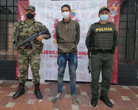 Haiver Hernández Romero, fue capturado en flagrancia