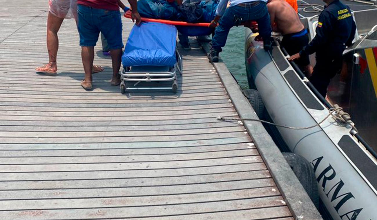 Accidente en el Cholón, Cartagena, con bañista embestido por Yate