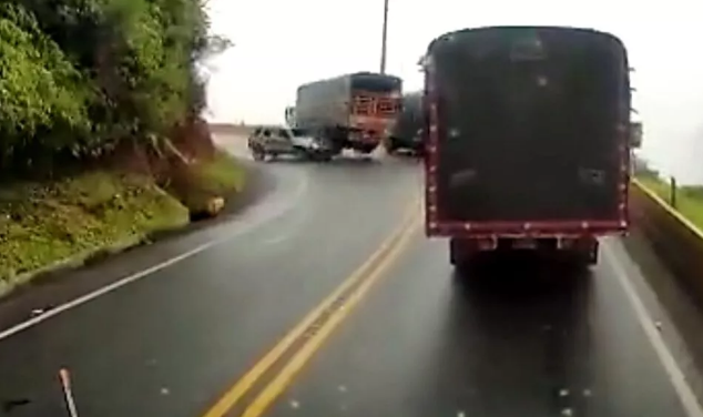Accidente de tránsito en vía de Antioquia