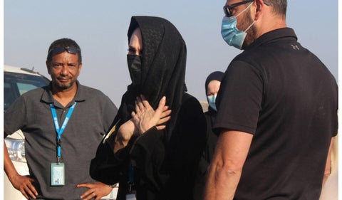Angelina Jolie visita Yemen