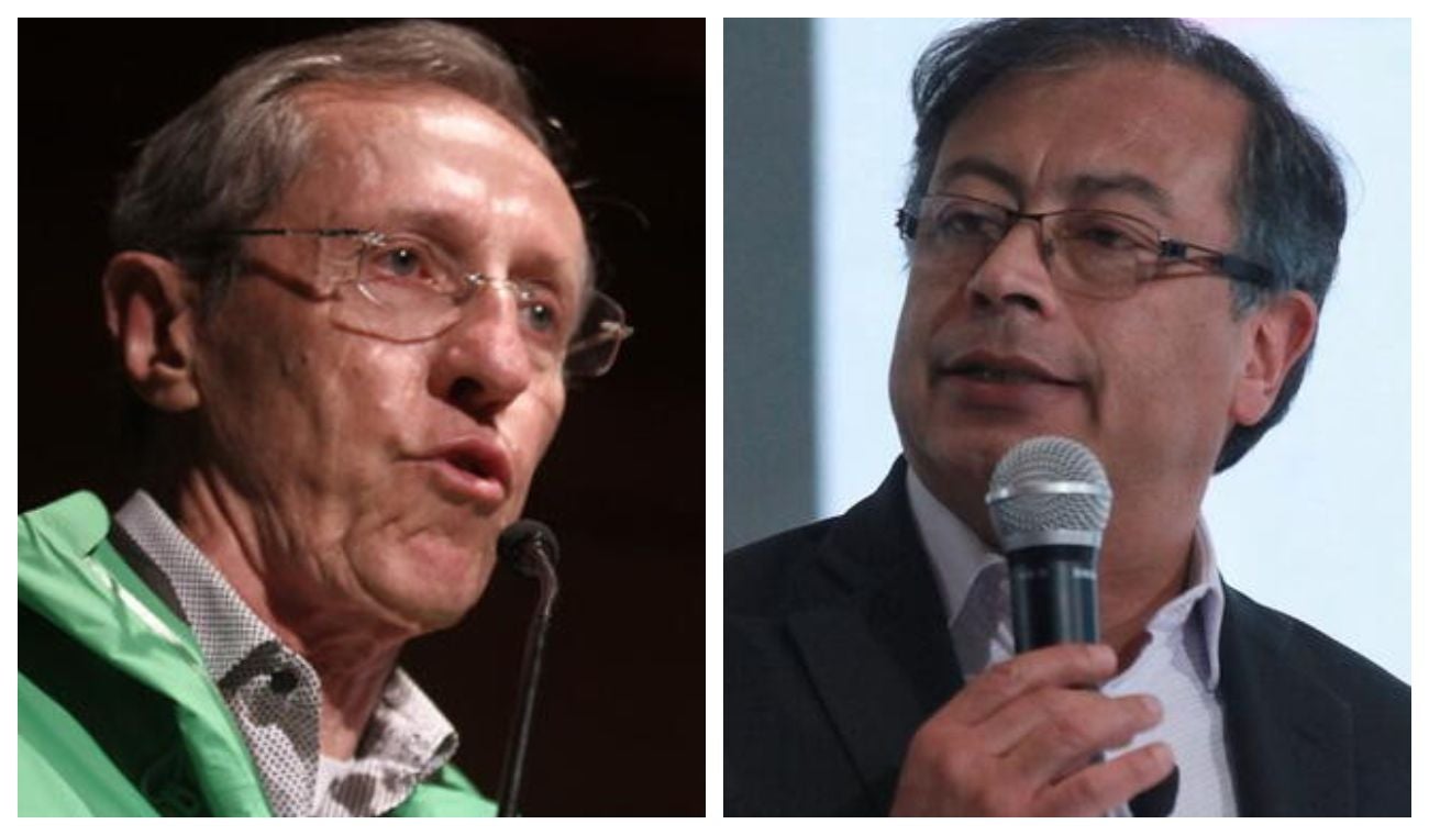 Antonio Navarro Wolff y Gustavo Petro