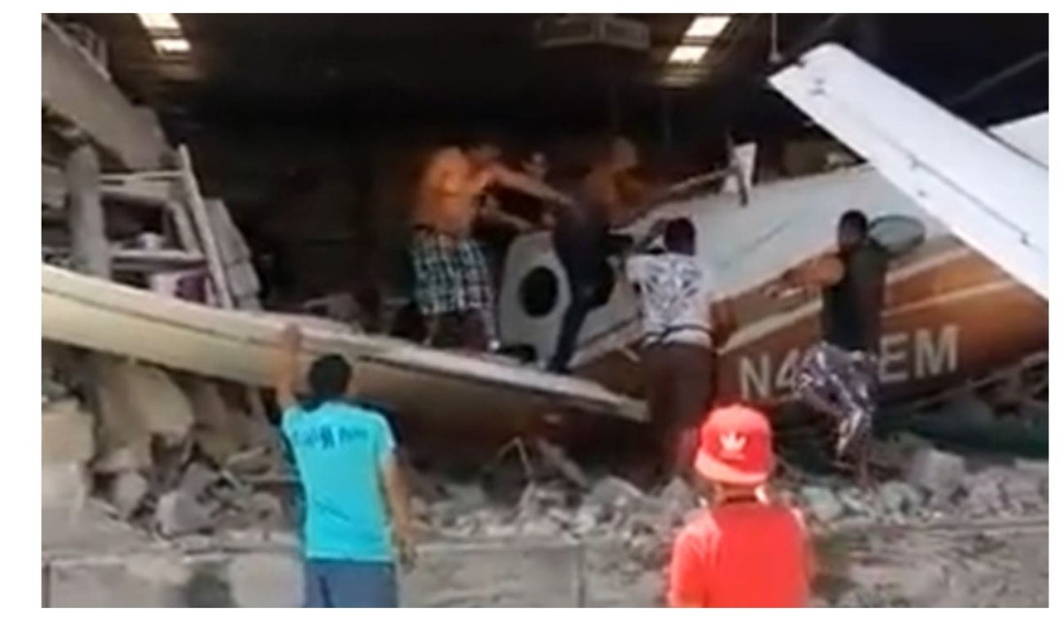 Avioneta estrellada en México