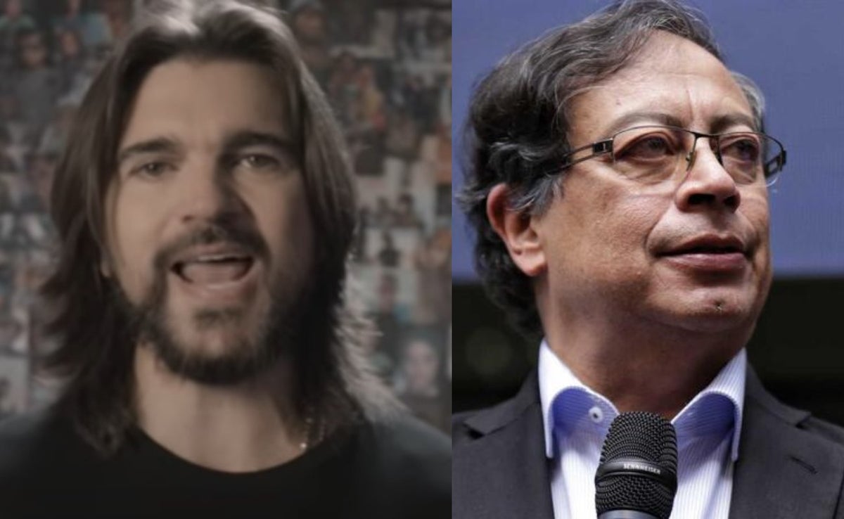 Juanes y Gustavo Petro