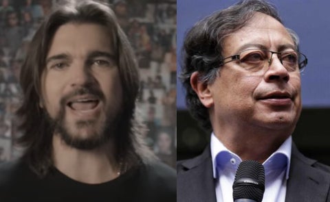 Juanes y Gustavo Petro