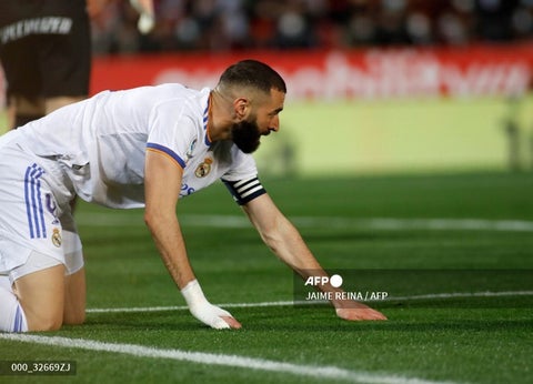 Benzema, baja para el clásico frente a Barcelona.