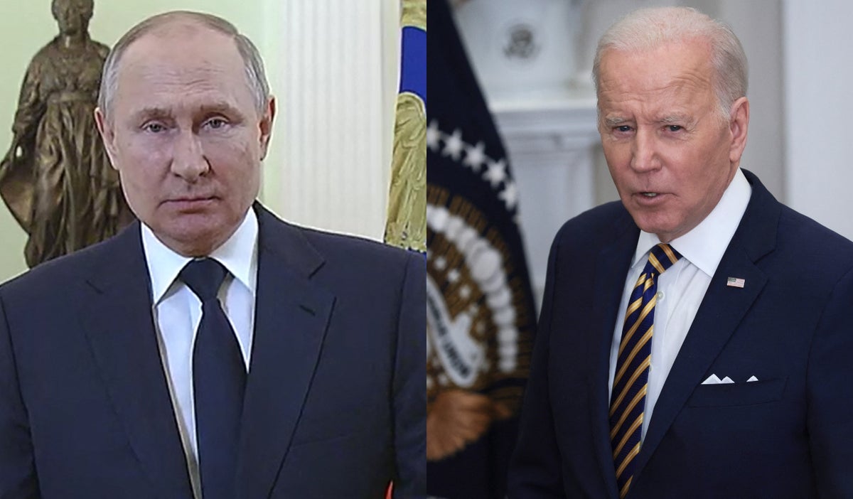 Joe Biden y Vladimir Putin