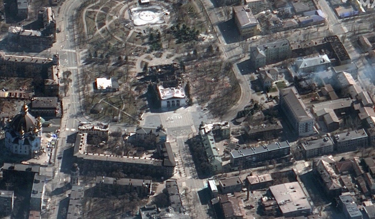 Bombardeos rusos en Ucrania, en la ciudad de Mariupol