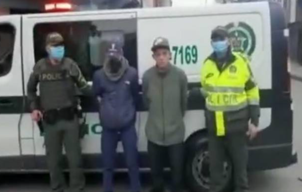 Sujetos capturados por portar material bélico en TransMilenio