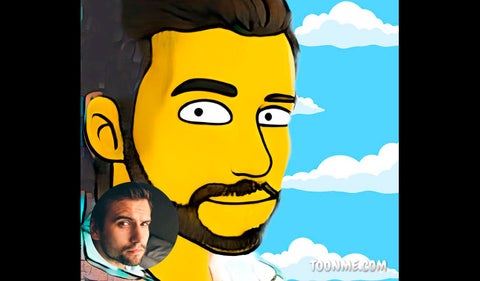 Caricatura de los Simpson