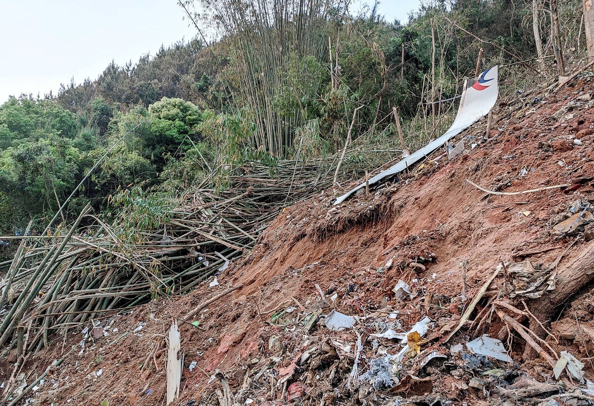 Accidente avión China