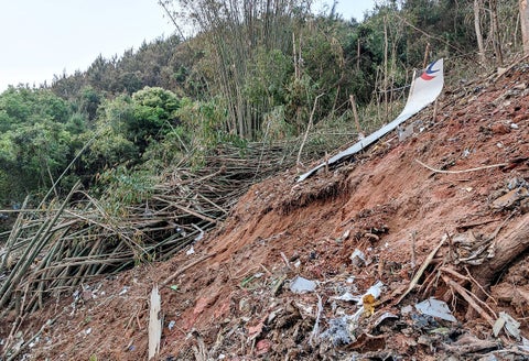 Accidente avión China