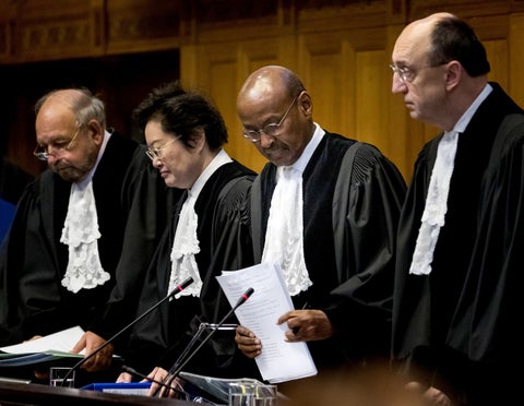 Jueces de la Corte Internacional de Justicia (CIJ)