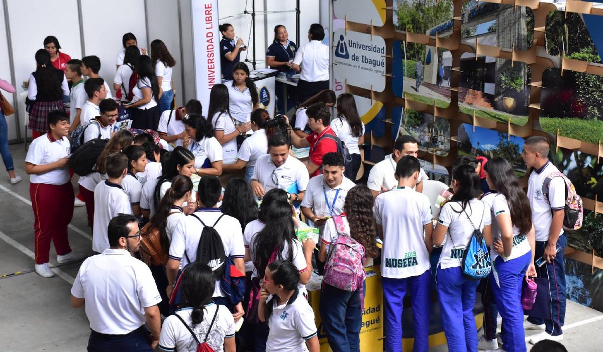 Estudiantes de colegio en Colombia