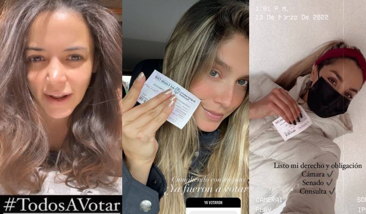 Famosos que votaron